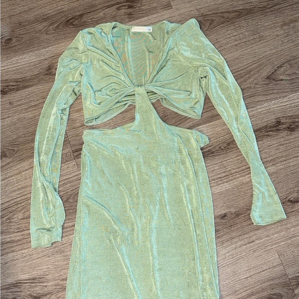 Green dress